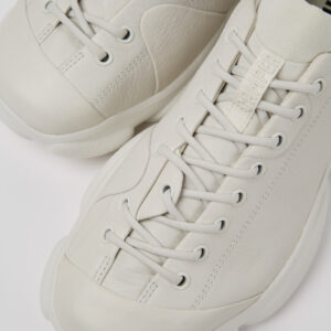 Karst White leather shoes for men