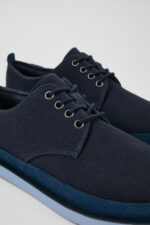 Wagon Blue Textile/Nubuck Blucher for Men