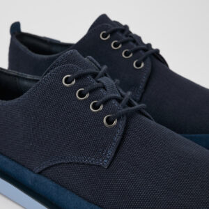 Wagon Blue Textile/Nubuck Blucher for Men