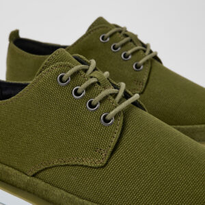 Wagon Green Textile/Nubuck Blucher for Men