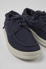 Runner Blue textile sneakers for men