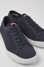 Peu Touring Blue textile sneakers for men