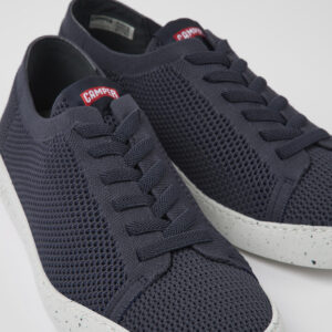 Peu Touring Blue textile sneakers for men