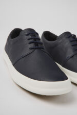 Chasis Blue Leather Shoes for Men.