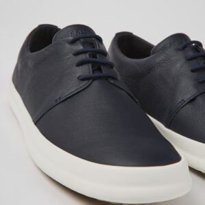 Chasis Blue Leather Shoes for Men.