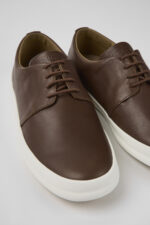Chasis Brown leather shoes for men