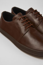 Chasis Brown Leather Shoes for Men.