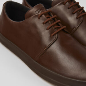 Chasis Brown Leather Shoes for Men.