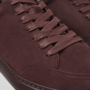 Runner K21 Burgundy nubuck sneakers for men