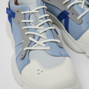 Karst Multicolored Leather/Textile Sneaker for Men