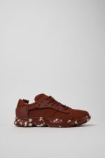 Karst Red nubuck and textile sneakers for men