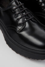 Walden Black leather shoes for men