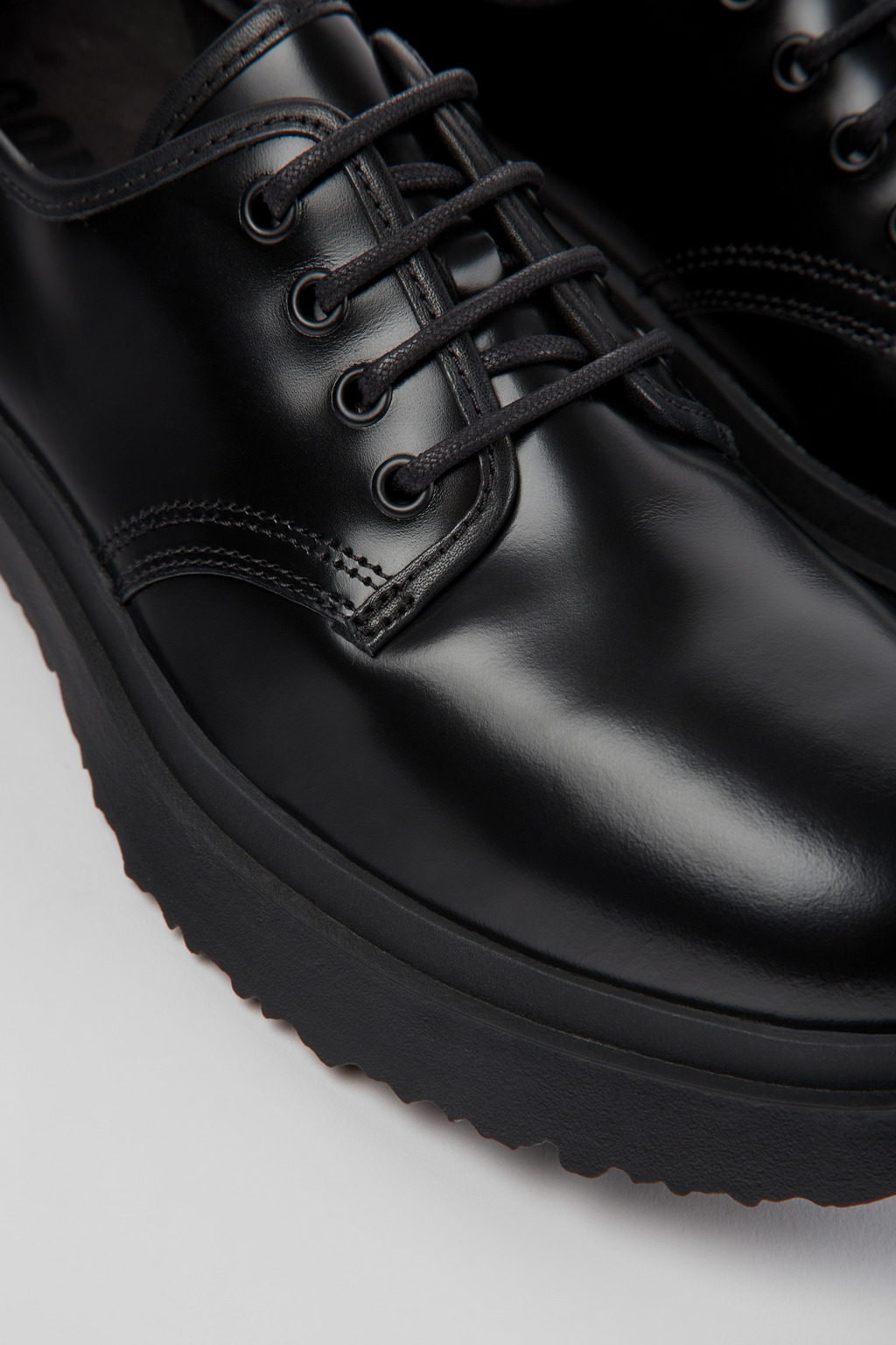 Walden Black leather shoes for men