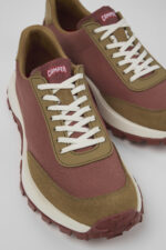 Drift Trail VIBRAM Red Textile/Nubuck Sneaker for Men