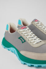 Drift Trail VIBRAM Multicolor Recycled PET and Nubuck Sneakers for Men.