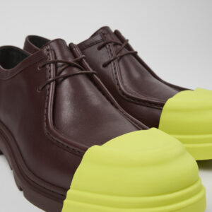 Junction Burgundy leather shoes for men