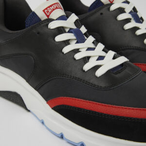 Drift Multicolor Textile and Leather Sneakers for Men.