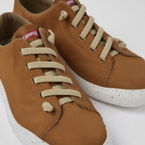 Peu Touring Brown textile sneakers for men