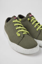 Peu Touring Green textile sneakers for men