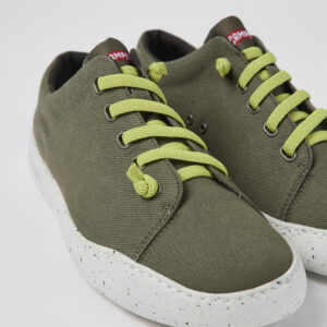 Peu Touring Green textile sneakers for men