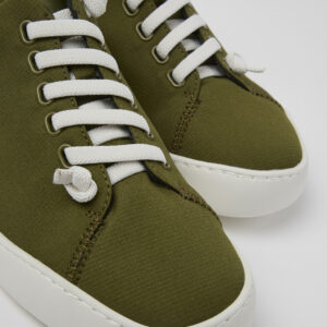 Peu Touring Green Textile Sneaker for Men
