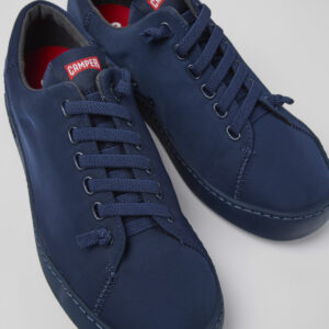 Peu Touring Blue Textile Sneaker for Men