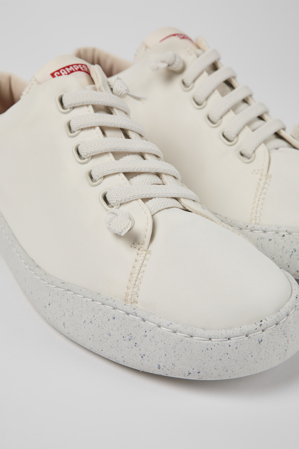 Peu Touring White Textile Sneaker for Men