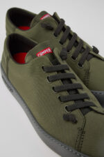 Peu Touring Green Textile Sneakers for Men.