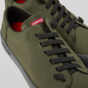 Peu Touring Green Textile Sneakers for Men.