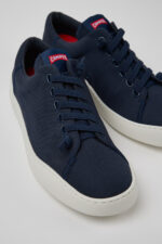 Peu Touring Blue Textile Sneakers for Men.