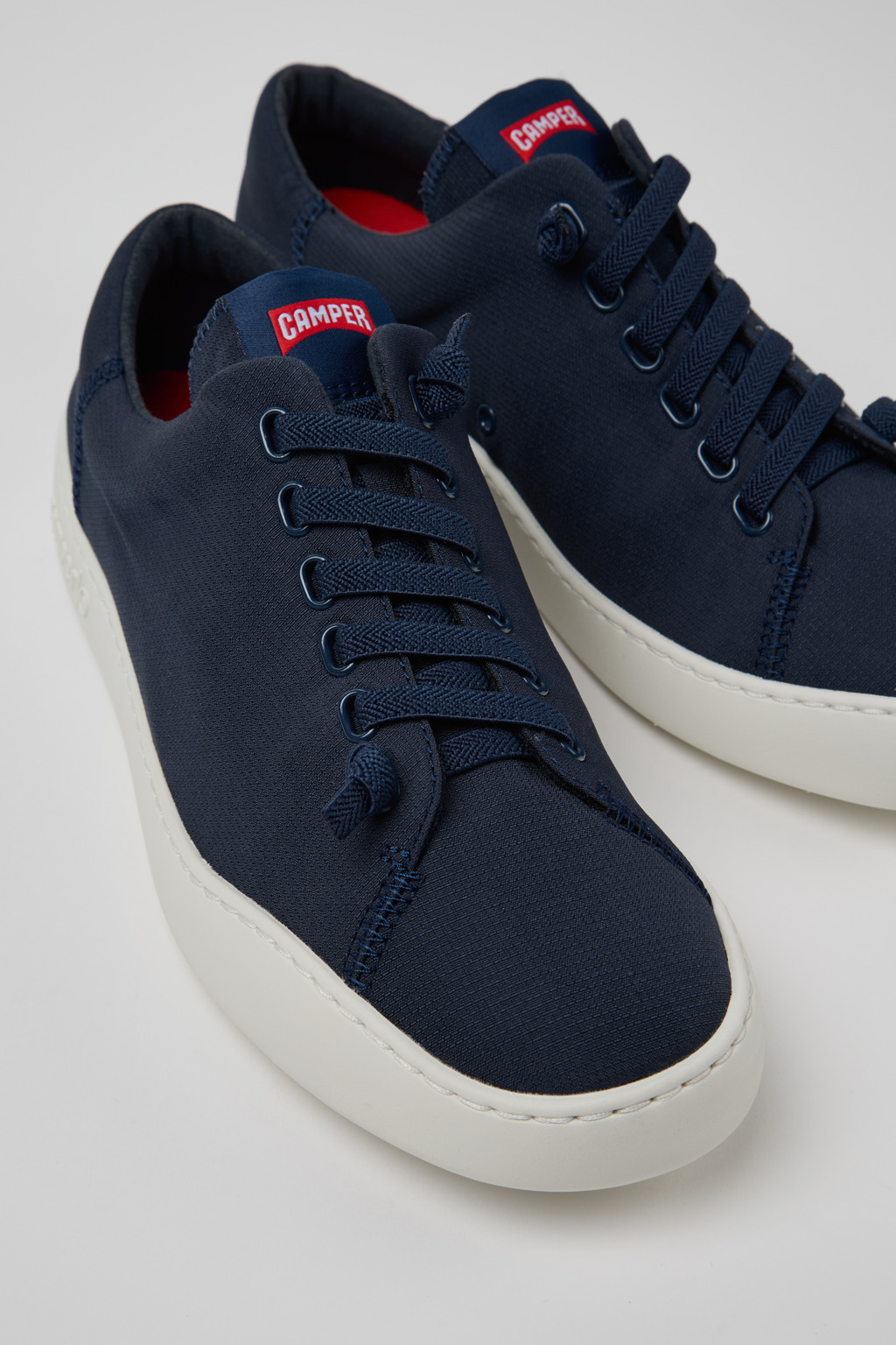 Peu Touring Blue Textile Sneakers for Men.