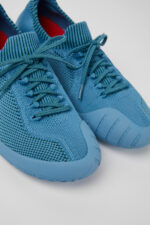 Path Blue and green textile sneakers for men