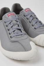 Path Gray textile sneakers for men