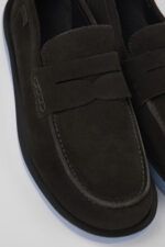 Wagon Gray Nubuck Moccasin for Men