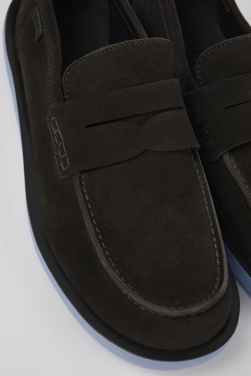 Wagon Gray Nubuck Moccasin for Men