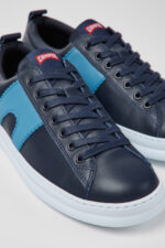 Runner Blue leather sneakers for men