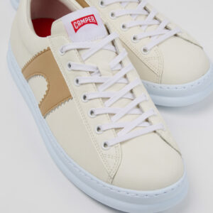 Runner Multicolor Recycled Leather Men's Sneakers.
