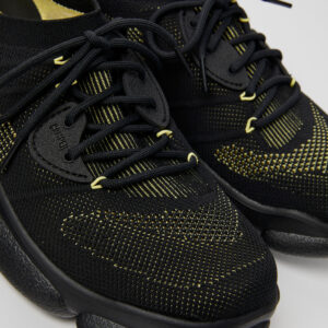 Karst Black textile sneakers for men