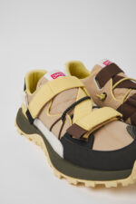 Twins Multicolored textile and nubuck sneakers for men