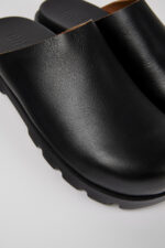 Brutus Sandal Black Leather Sandals for Men.