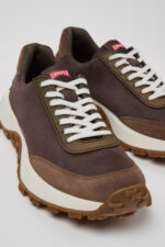 Drift Trail Brown Nubuck Sneakers for Men.