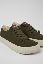 Peu Roda Green recycled cotton sneakers for men