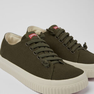 Peu Roda Green recycled cotton sneakers for men