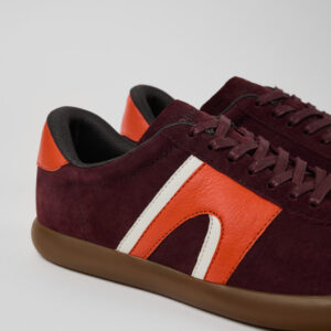 Pelotas Soller Burgundy Nubuck/Leather Sneaker for Men