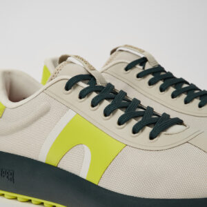 Pelotas Athens Gray-yellow Textile Sneaker for Men