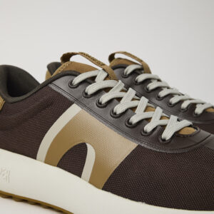 Pelotas Athens Brown Textile Sneaker for Men
