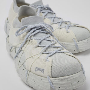 ROKU White Textile Sneakers for Men.