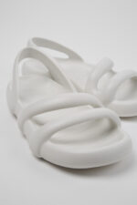 Kobarah Flat White Sandals.