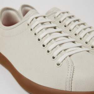 Pelotas Soller White Leather Sneakers for Men.