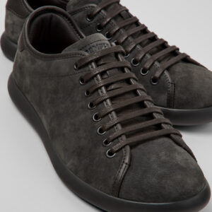 Pelotas Soller Gray Nubuck and Leather Sneakers for Men.